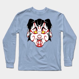 Kabuki Mask Long Sleeve T-Shirt